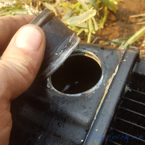 Spectra radiator neck destruction