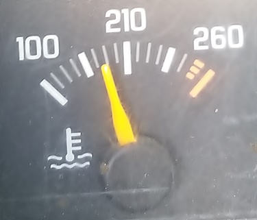 Temp gauge at +1.75