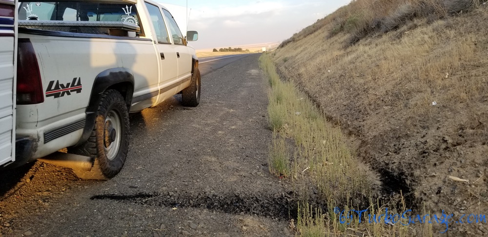 Oil out of the tail pipe