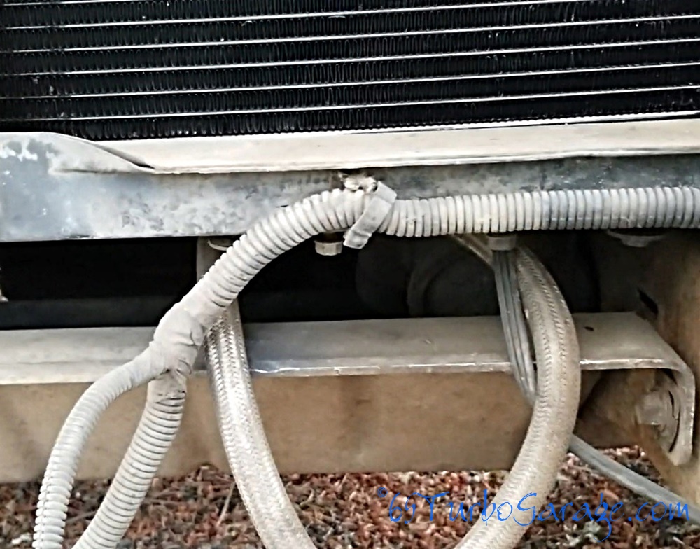 Remove last front loom clip
