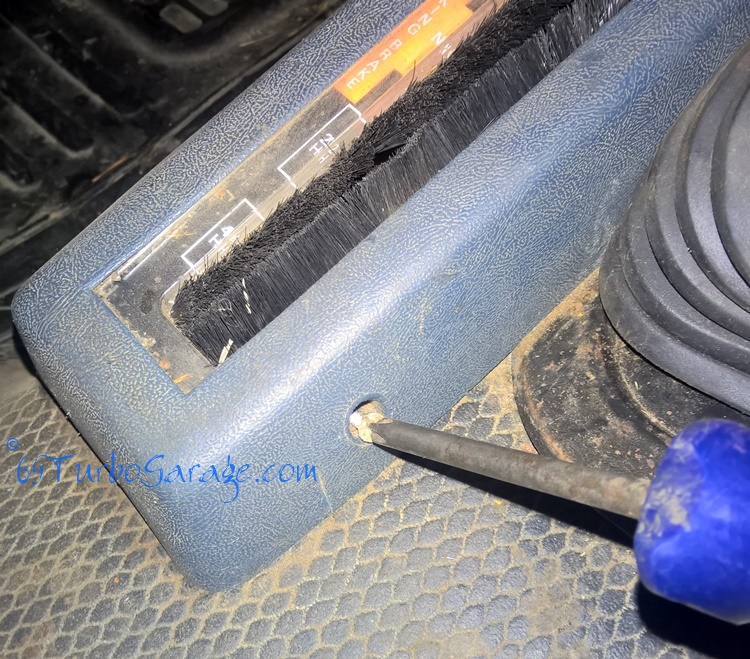 Remove Transfer Case Shifter Cover