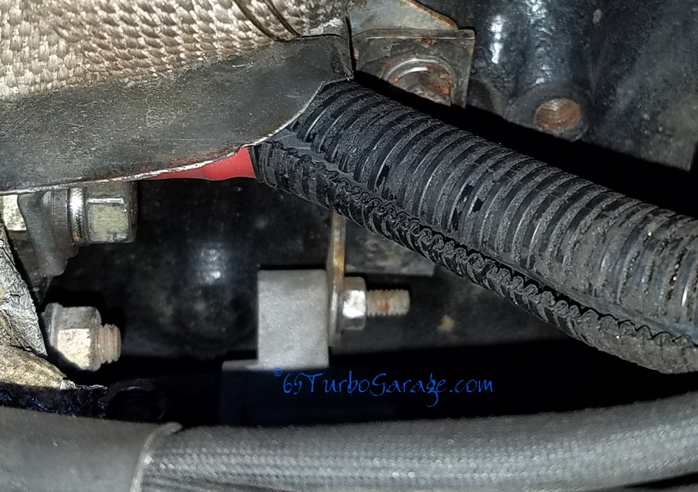 Starter Cable With Corrugated Protector